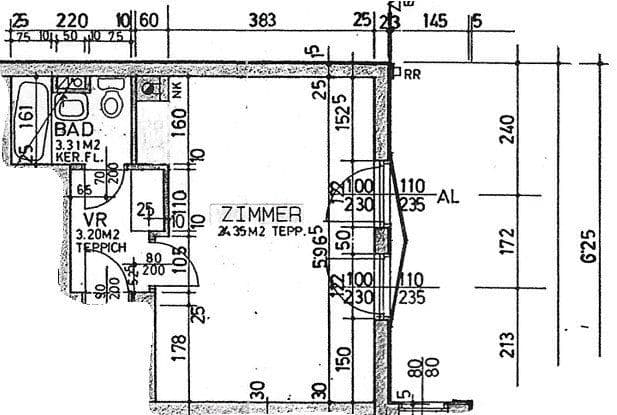 Prenájom bytu 1-izbový 33 m², Spittelauer Lände 9, Wien, Viedeň Prenájom bytu 1-izbový 33 m², Spittelauer Lände 9, Wien, Viedeň