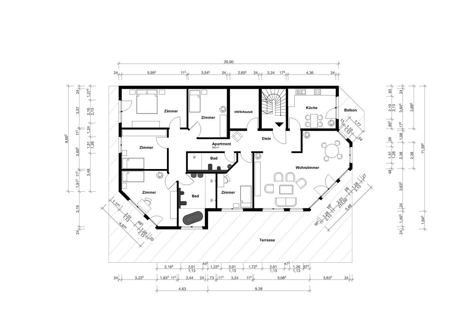 Prenájom bytu 7-izbový 265 m², Mottmannstraße 5b, Troisdorf, Severné Porýnie - Westfálsko Prenájom bytu 7-izbový 265 m², Mottmannstraße 5b, Troisdorf, Severné Porýnie - Westfálsko