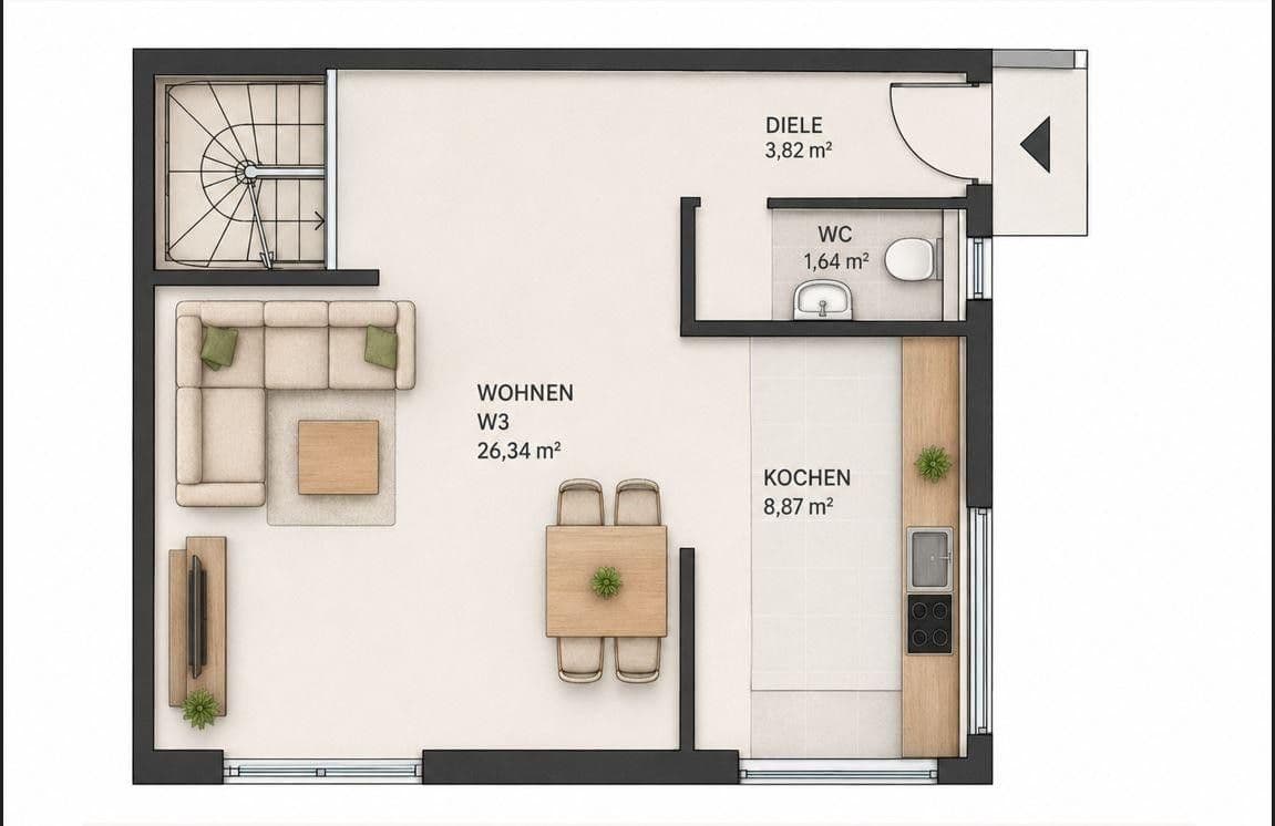 Predaj domu 129 m², pozemok 200 m², Wickererstraße 59i, Flörsheim, Hesensko Predaj domu 129 m², pozemok 200 m², Wickererstraße 59i, Flörsheim, Hesensko