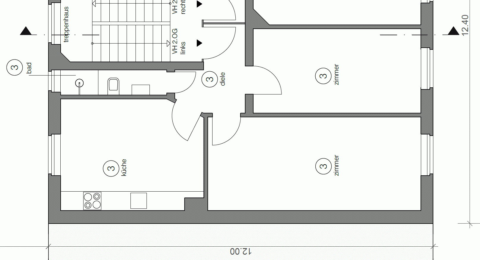 Prenájom bytu 2-izbový 55 m², Rödelsheimer Landstr. xx, Frankfurt am Main, Hesensko Prenájom bytu 2-izbový 55 m², Rödelsheimer Landstr. xx, Frankfurt am Main, Hesensko