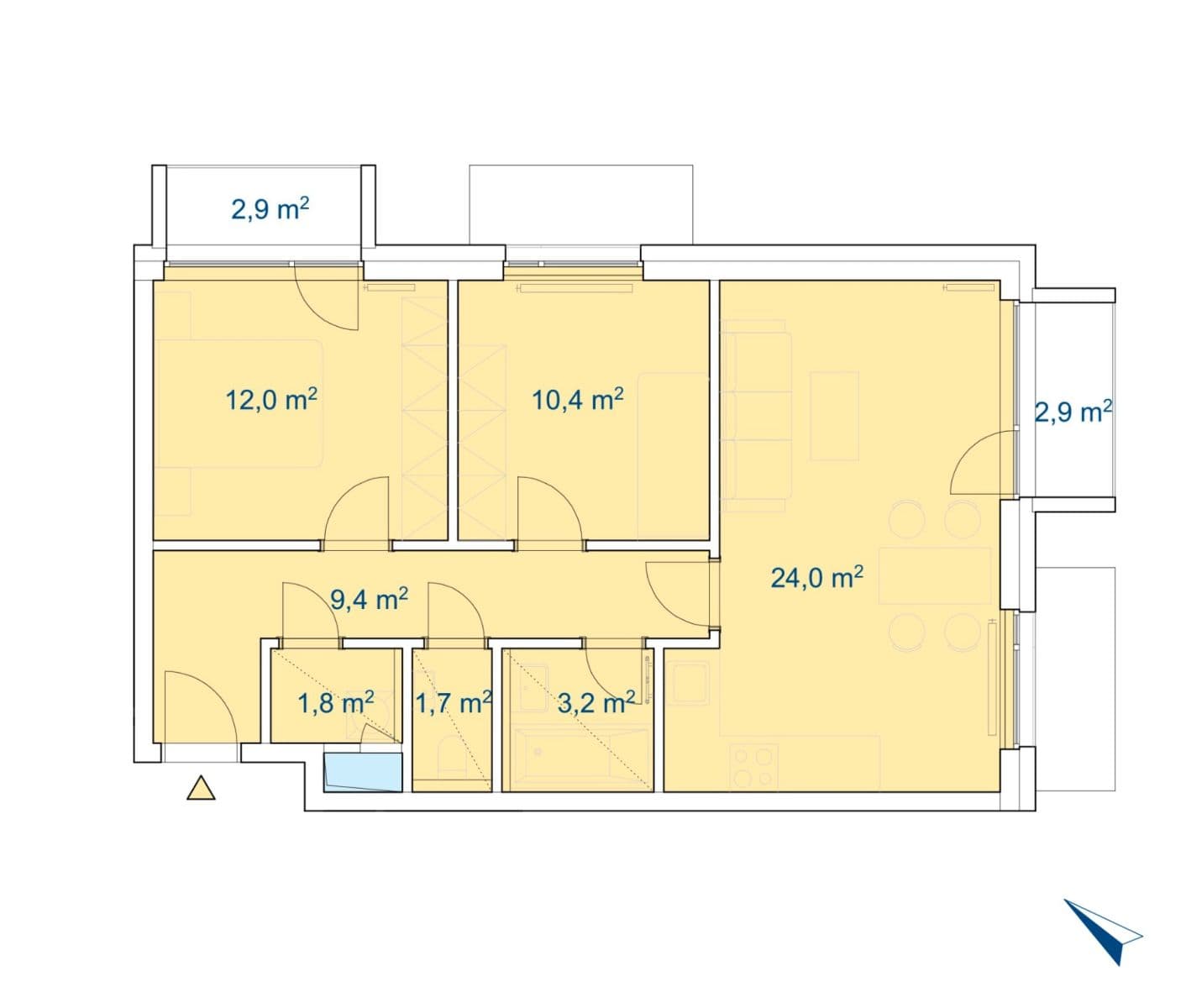 Prenájom bytu 3-izbový 67 m², Brno, Jihomoravský kraj Prenájom bytu 3-izbový 67 m², Brno, Jihomoravský kraj