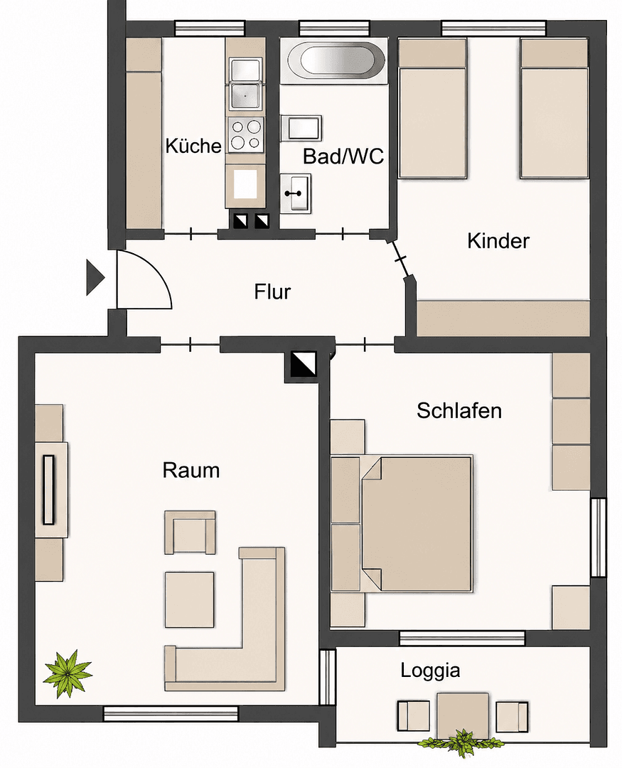 Prenájom bytu 3-izbový 61 m², Ludwigstr. 33, Stuttgart, Bádensko-Wurttembersko Prenájom bytu 3-izbový 61 m², Ludwigstr. 33, Stuttgart, Bádensko-Wurttembersko