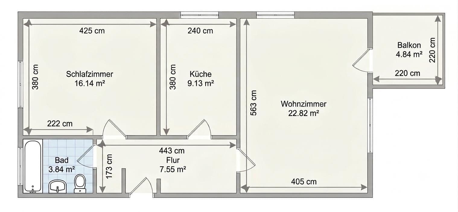 Predaj bytu 2-izbový 62 m², Berlin, Berlín Predaj bytu 2-izbový 62 m², Berlin, Berlín