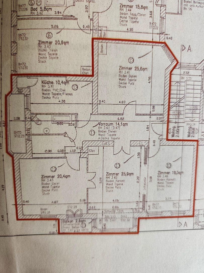 Prenájom bytu 4-izbový 130 m², Treskowallee 97, Berlin, Berlín Prenájom bytu 4-izbový 130 m², Treskowallee 97, Berlin, Berlín