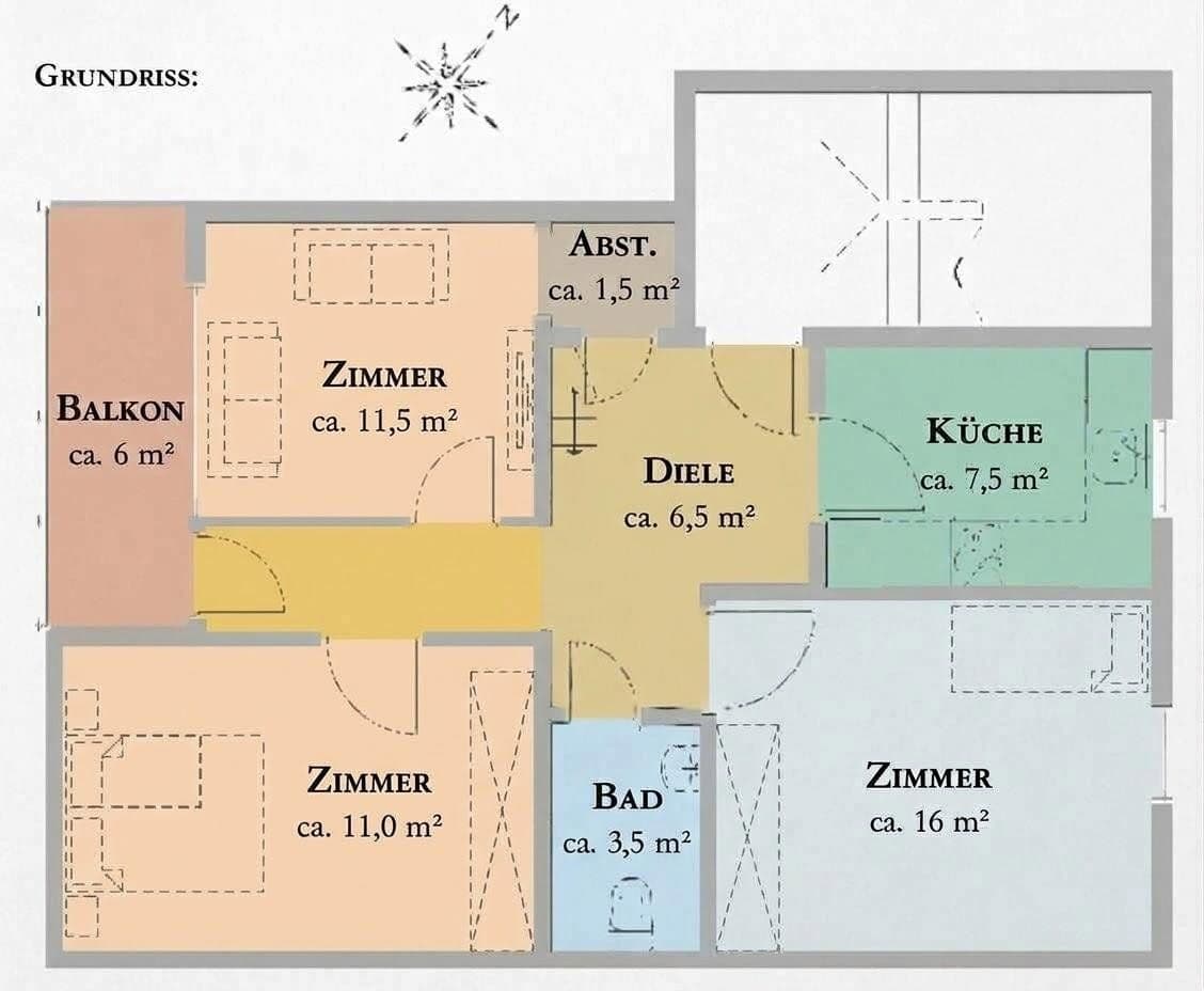 Predaj bytu 4-izbový 89 m², Kielerstraße 345b, Hamburg, Hamburg Predaj bytu 4-izbový 89 m², Kielerstraße 345b, Hamburg, Hamburg