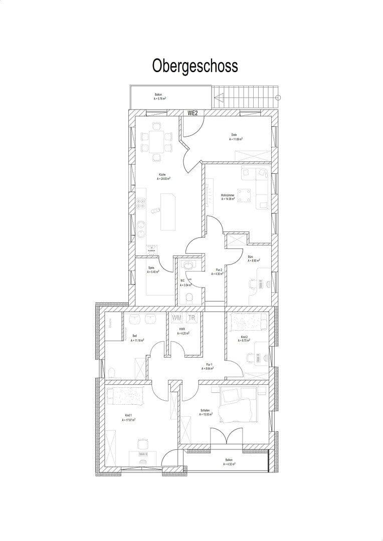 Prenájom bytu 5-izbový 145 m², Teising, Bavorsko Prenájom bytu 5-izbový 145 m², Teising, Bavorsko