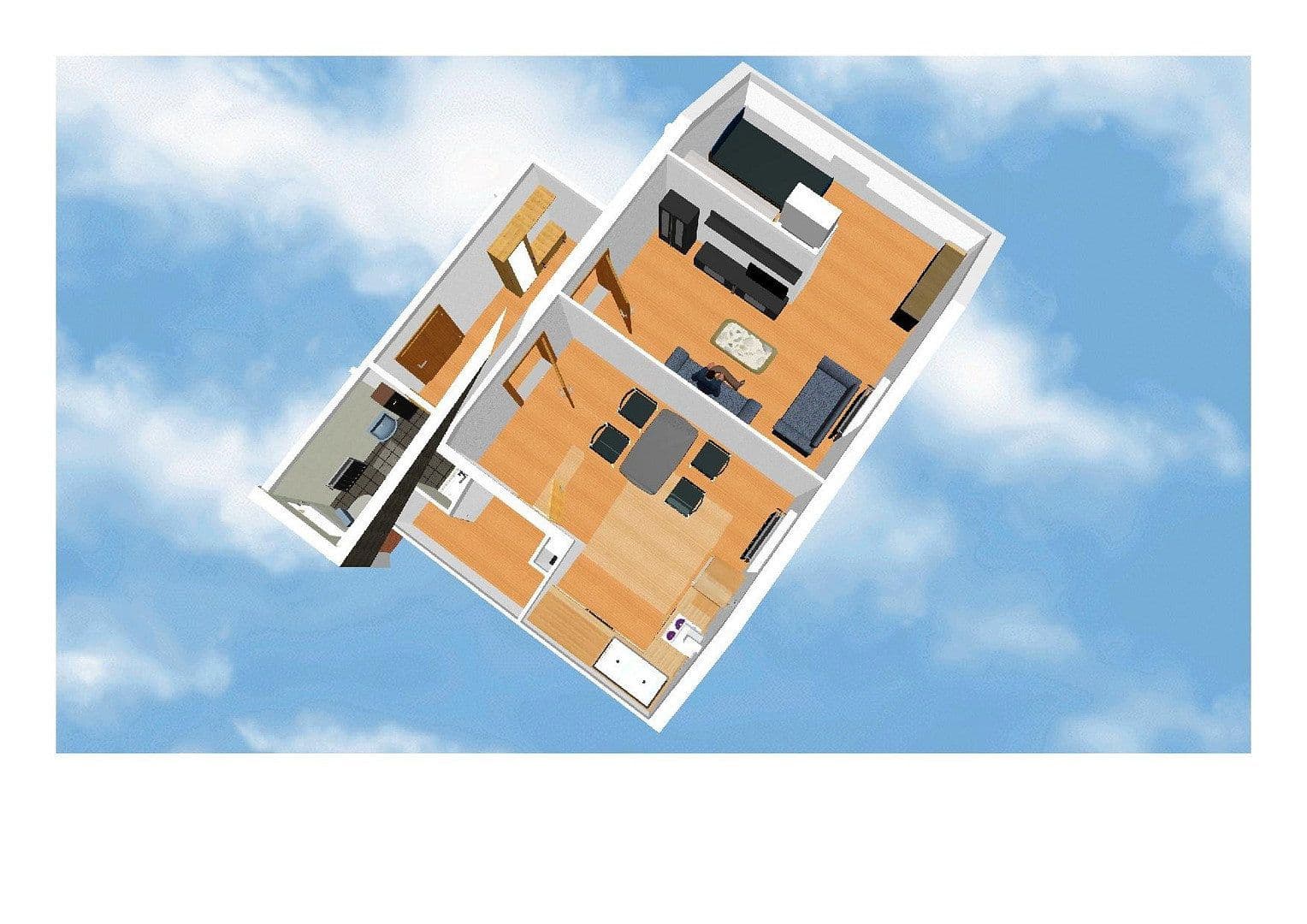 Prenájom bytu 1-izbový 47 m², Karben, Hesensko Prenájom bytu 1-izbový 47 m², Karben, Hesensko