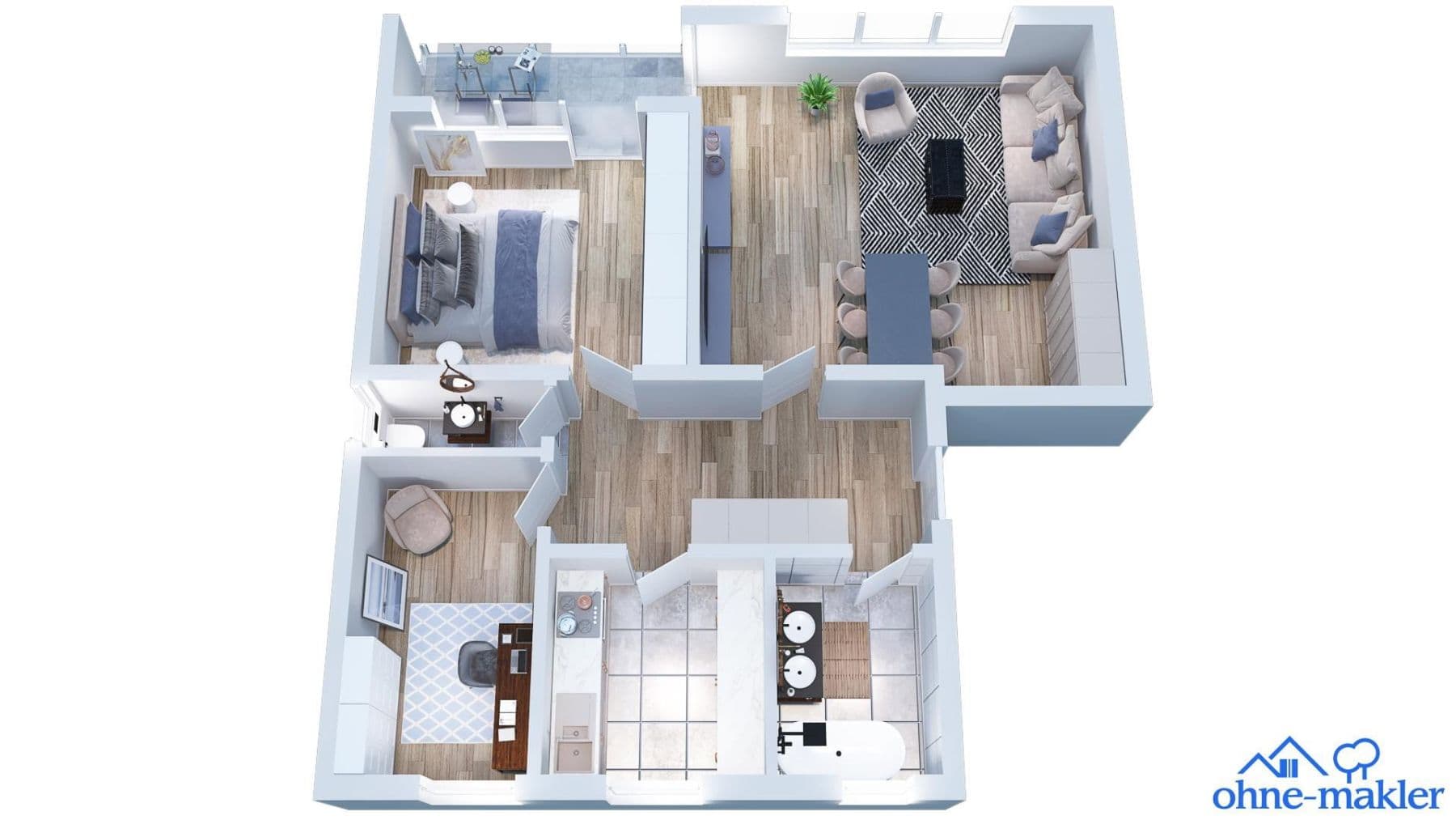 Predaj bytu 3-izbový 93 m², Augsburg, Bavorsko Predaj bytu 3-izbový 93 m², Augsburg, Bavorsko