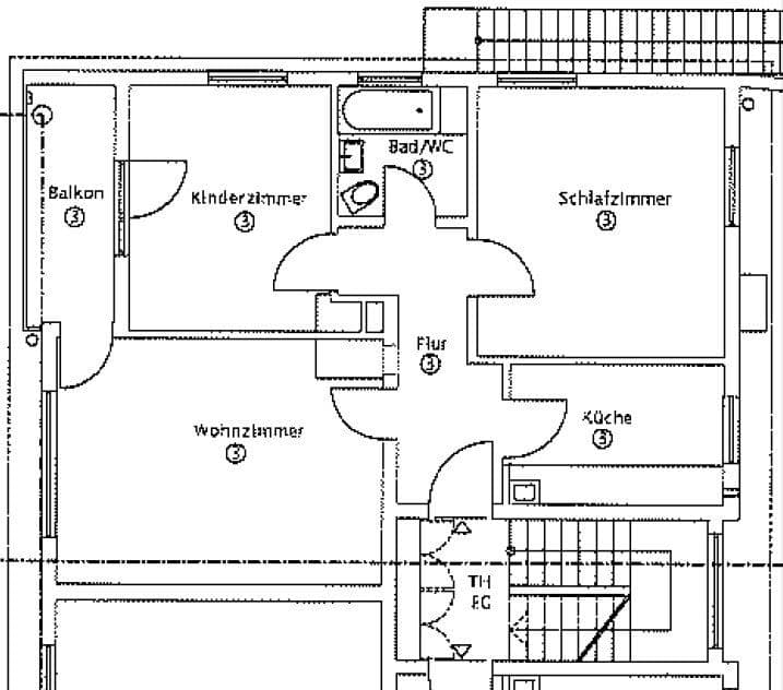 Prenájom bytu 3-izbový 69 m², Neue Straße 13 A, Stuttgart, Bádensko-Wurttembersko Prenájom bytu 3-izbový 69 m², Neue Straße 13 A, Stuttgart, Bádensko-Wurttembersko