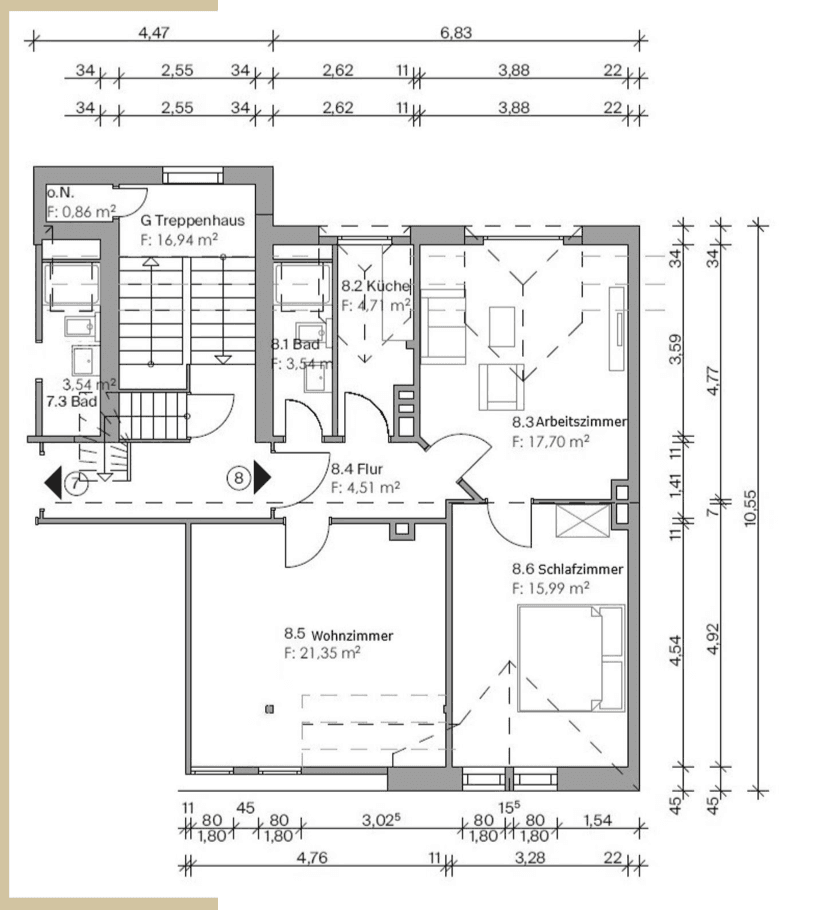 Predaj bytu 3-izbový 70 m², Burgstrasse 26, Flensburg, Šlezvicko-Holštajnsko Predaj bytu 3-izbový 70 m², Burgstrasse 26, Flensburg, Šlezvicko-Holštajnsko