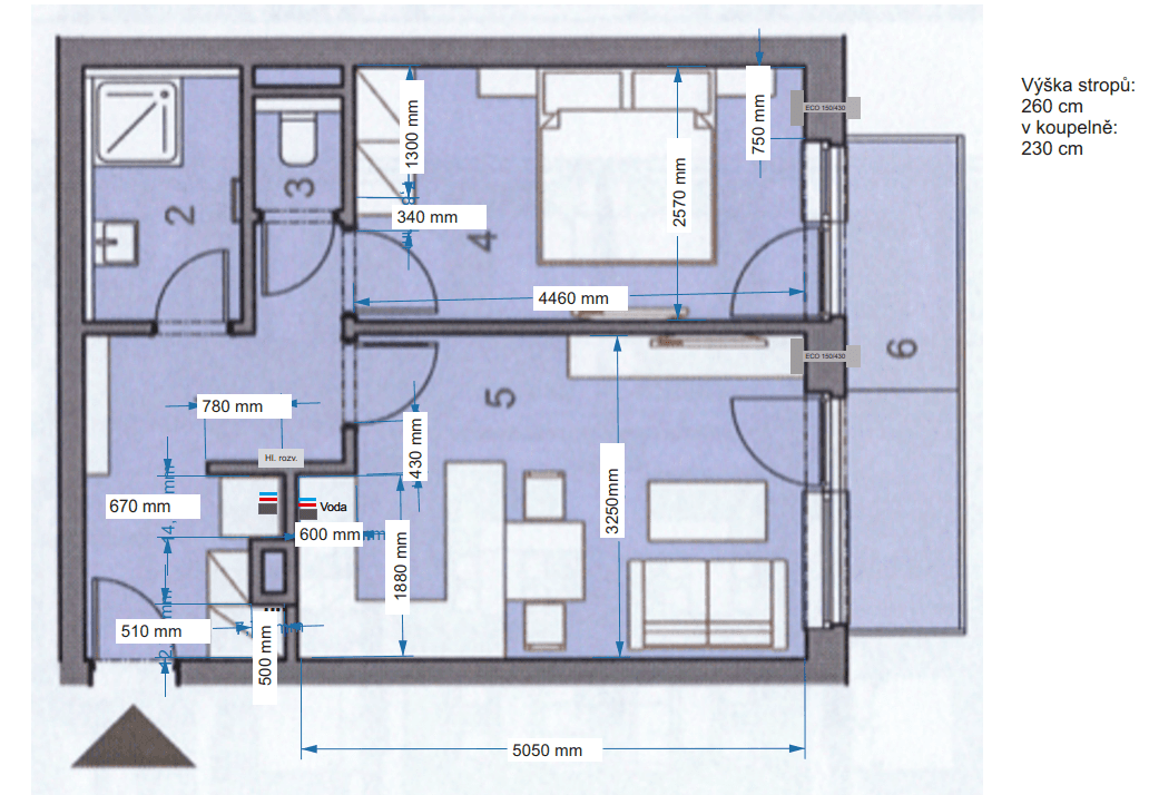 Prenájom bytu 2-izbový 44 m², Formanská, Praha, Praha Prenájom bytu 2-izbový 44 m², Formanská, Praha, Praha
