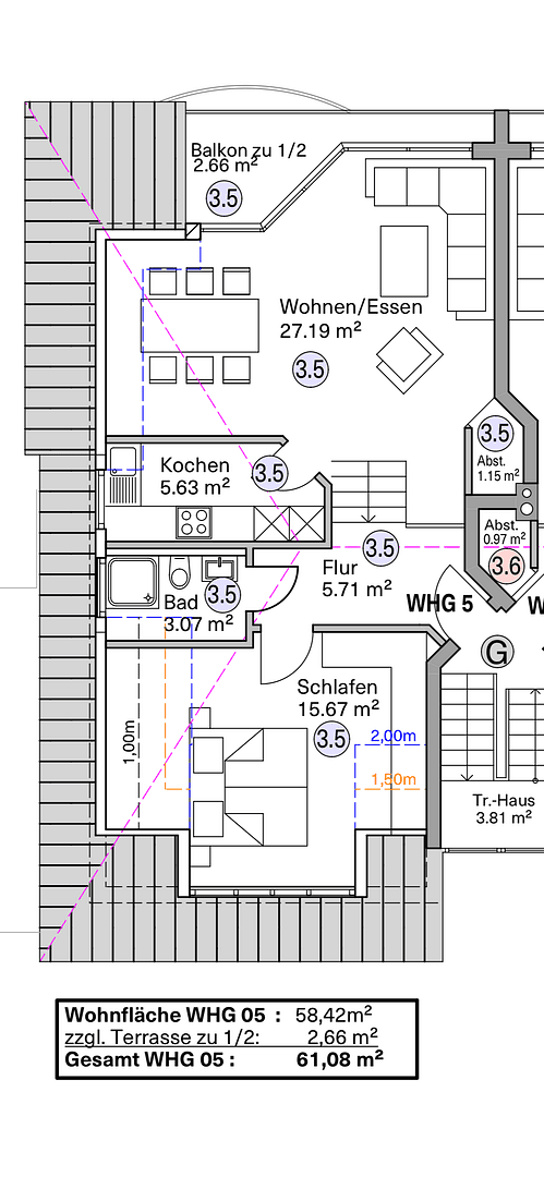 Predaj bytu 2-izbový 61 m², Zum Mühlenbach 2a, Osnabrück, Dolné Sasko Predaj bytu 2-izbový 61 m², Zum Mühlenbach 2a, Osnabrück, Dolné Sasko