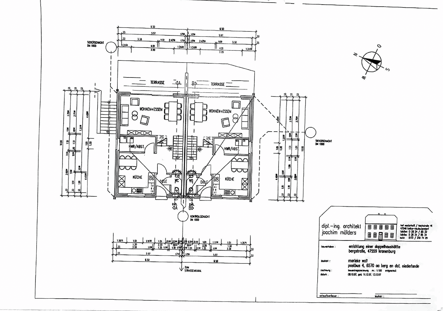 Predaj domu 126 m², pozemok 232 m², Bergstraße 26b, Kranenburg, Severné Porýnie - Westfálsko Predaj domu 126 m², pozemok 232 m², Bergstraße 26b, Kranenburg, Severné Porýnie - Westfálsko
