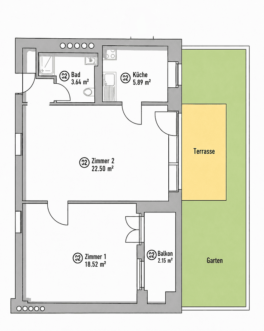 Predaj bytu 2-izbový 55 m², Berlin, Berlín Predaj bytu 2-izbový 55 m², Berlin, Berlín