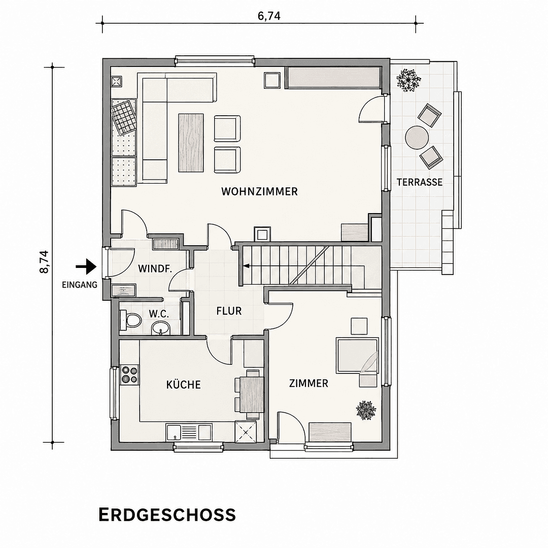 Predaj domu 112 m², pozemok 490 m², Otto-Hue-Str., Kamen, Severné Porýnie - Westfálsko Predaj domu 112 m², pozemok 490 m², Otto-Hue-Str., Kamen, Severné Porýnie - Westfálsko
