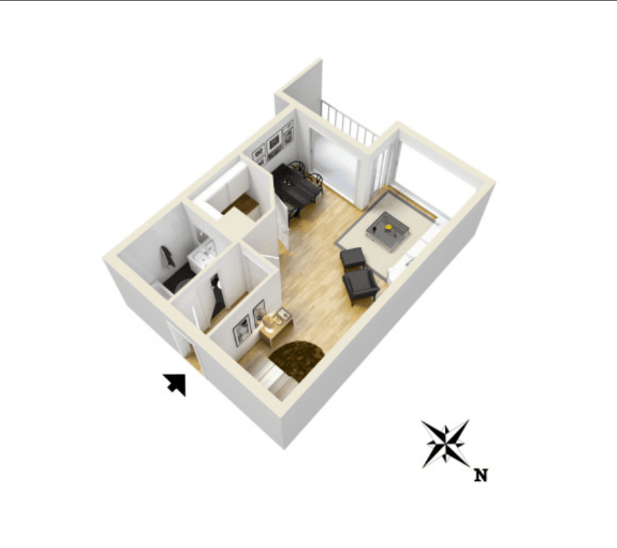 Predaj bytu 1-izbový 39 m², Erding, Bavorsko Predaj bytu 1-izbový 39 m², Erding, Bavorsko