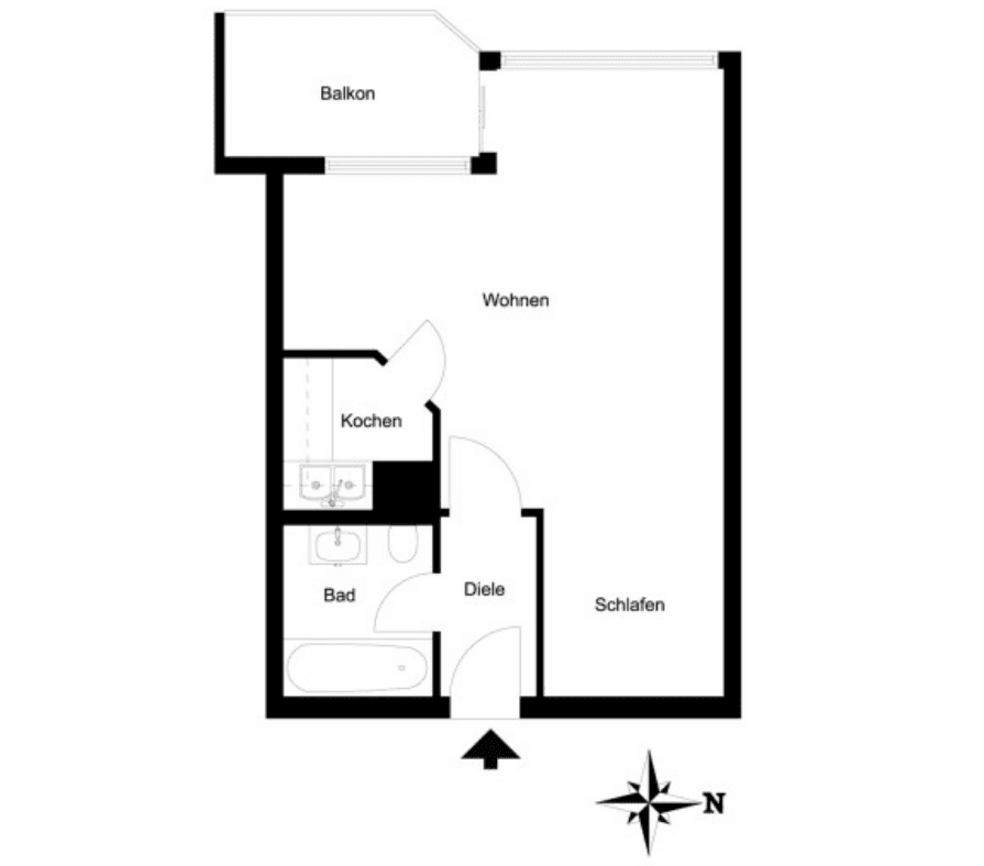 Predaj bytu 1-izbový 39 m², Erding, Bavorsko Predaj bytu 1-izbový 39 m², Erding, Bavorsko