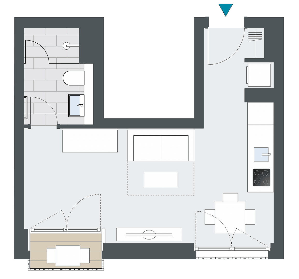 Prenájom bytu 1-izbový 30 m², Pufendorfstr. 3B, Berlin, Berlín Prenájom bytu 1-izbový 30 m², Pufendorfstr. 3B, Berlin, Berlín