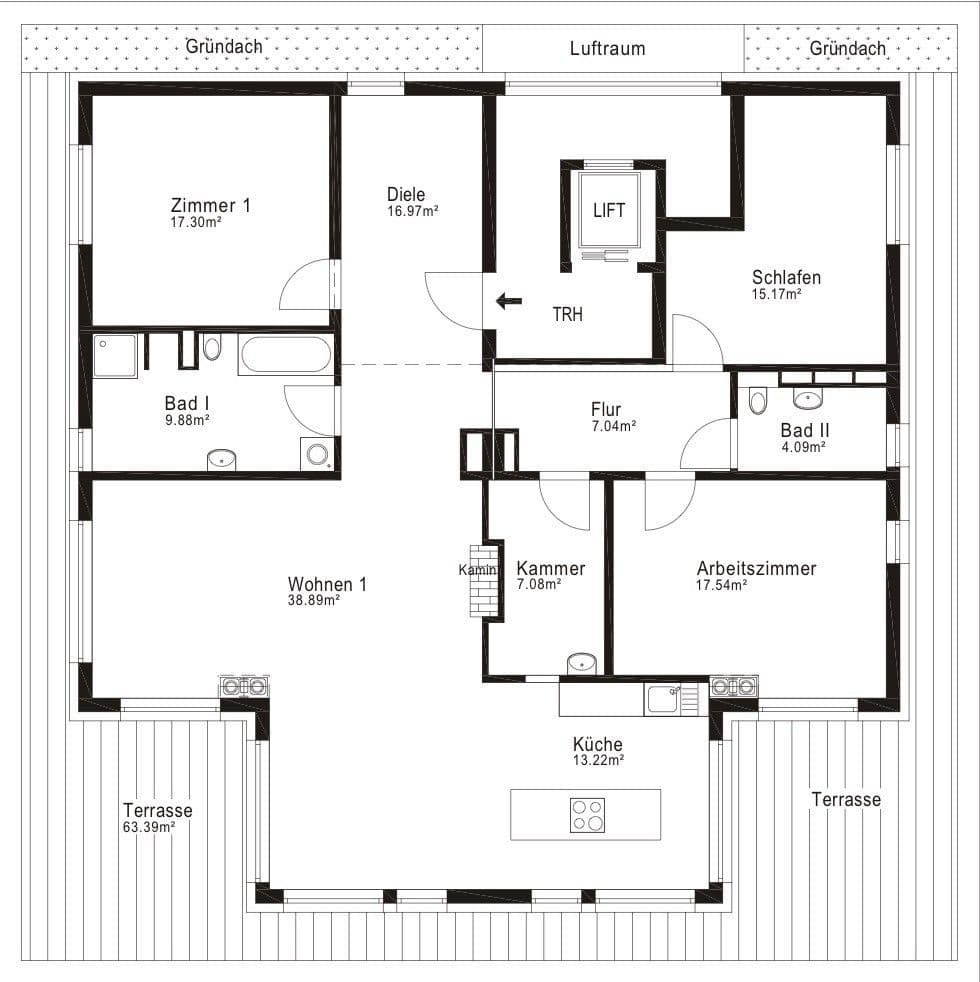 Prenájom bytu 4-izbový 172 m², Am Orangeriepark, Berlin, Berlín Prenájom bytu 4-izbový 172 m², Am Orangeriepark, Berlin, Berlín