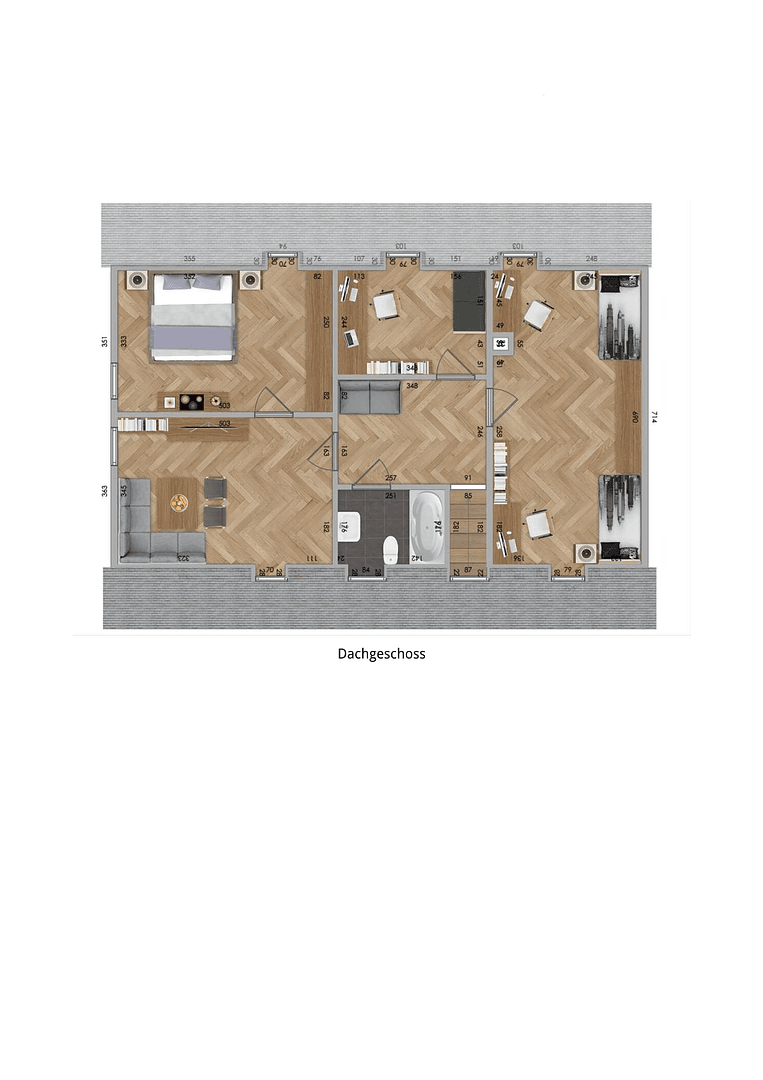 Predaj domu 245 m², pozemok 338 m², Gräfendorf, Bavorsko Predaj domu 245 m², pozemok 338 m², Gräfendorf, Bavorsko