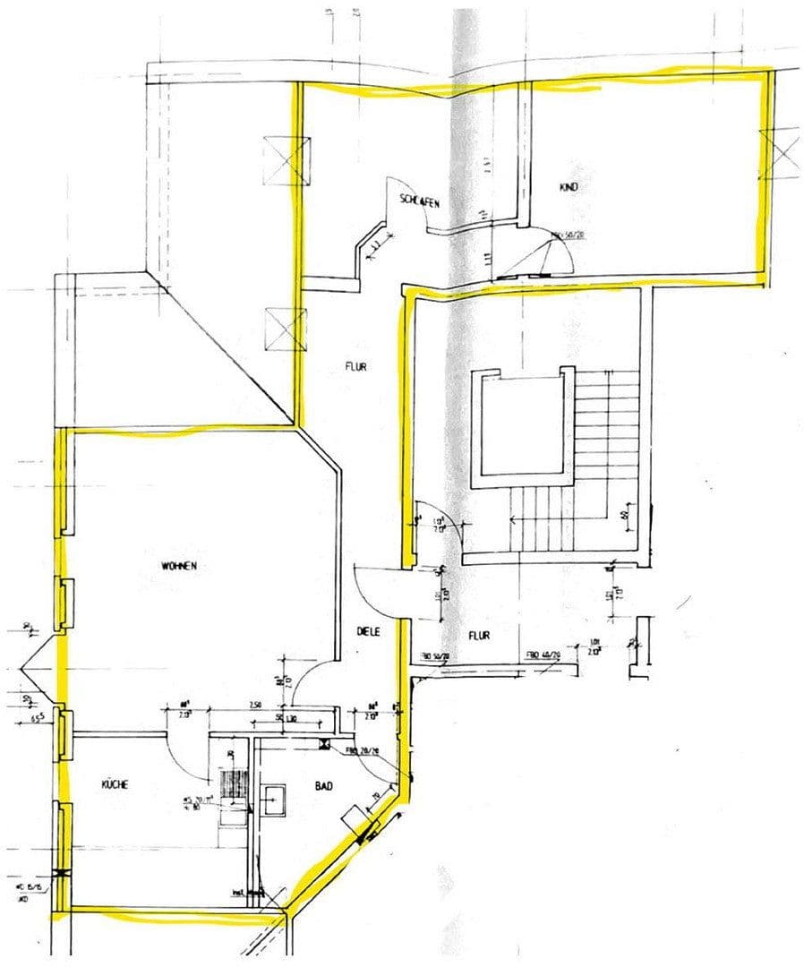 Prenájom bytu 3-izbový 90 m², Markelo Platz 7, Spelle, Dolné Sasko Prenájom bytu 3-izbový 90 m², Markelo Platz 7, Spelle, Dolné Sasko