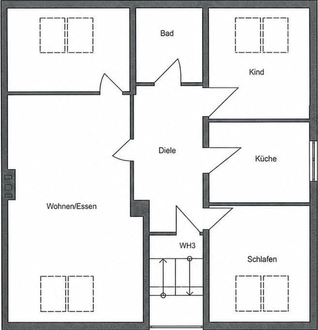 Prenájom bytu 4-izbový 111 m², Kreisstr. 71 B, Saarbrücken, Sársko Prenájom bytu 4-izbový 111 m², Kreisstr. 71 B, Saarbrücken, Sársko