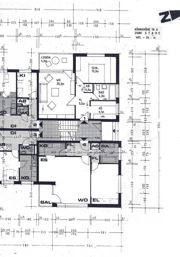 Predaj bytu 2-izbový 53 m², Stade, Dolné Sasko Predaj bytu 2-izbový 53 m², Stade, Dolné Sasko