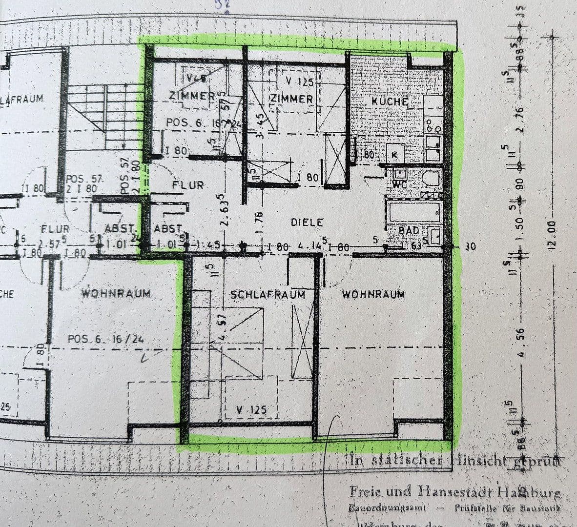 Predaj bytu 4-izbový 69 m², Rebhuhnweg, Hamburg, Hamburg Predaj bytu 4-izbový 69 m², Rebhuhnweg, Hamburg, Hamburg