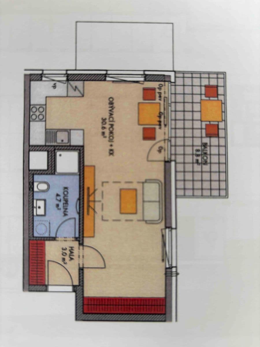 Predaj bytu 1-izbový 39 m², Prosecká, Praha, Praha Predaj bytu 1-izbový 39 m², Prosecká, Praha, Praha