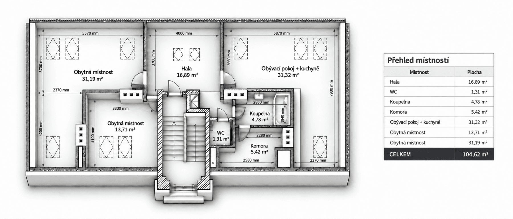Predaj bytu 3-izbový 105 m², Stochovská, Praha, Praha Predaj bytu 3-izbový 105 m², Stochovská, Praha, Praha
