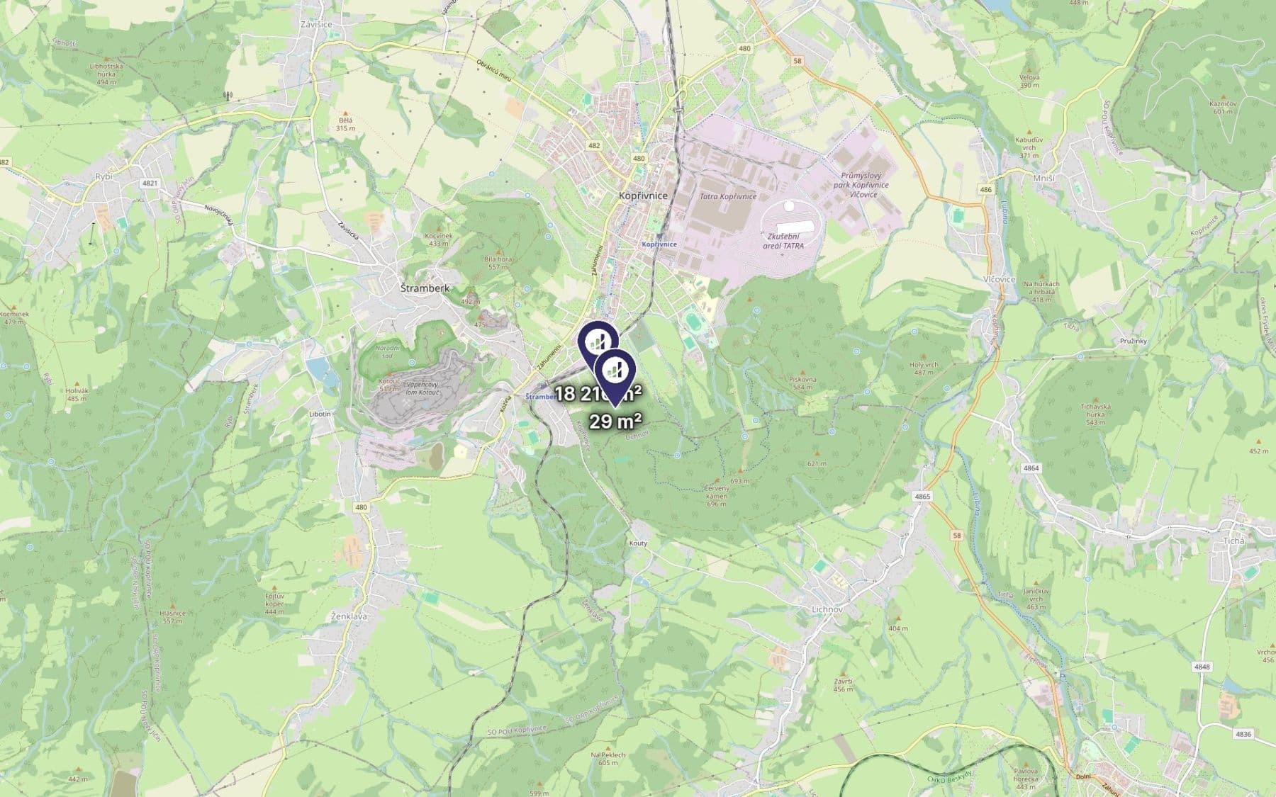 Predaj pozemku 6.082 m², Kopřivnice, Moravskoslezský kraj Predaj pozemku 6.082 m², Kopřivnice, Moravskoslezský kraj