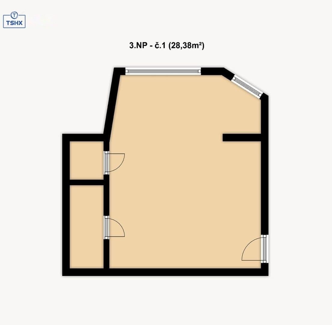 Prenájom bytu 1-izbový 29 m², Viniční, Brno, Jihomoravský kraj Prenájom bytu 1-izbový 29 m², Viniční, Brno, Jihomoravský kraj