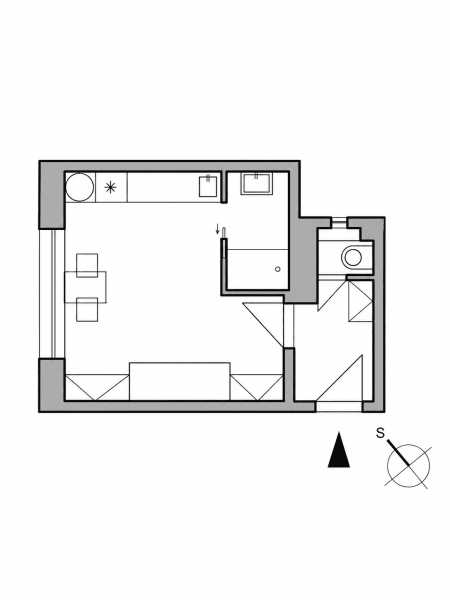 Prenájom bytu 1-izbový 23 m², Limuzská, Praha, Praha Prenájom bytu 1-izbový 23 m², Limuzská, Praha, Praha