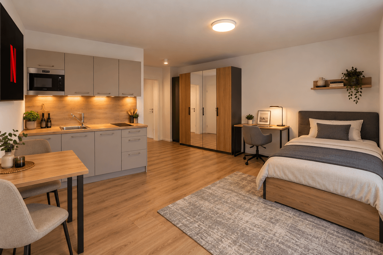 Prenájom bytu 1-izbový 28 m², Simmerlingweg 1, Passau, Bavorsko Prenájom bytu 1-izbový 28 m², Simmerlingweg 1, Passau, Bavorsko