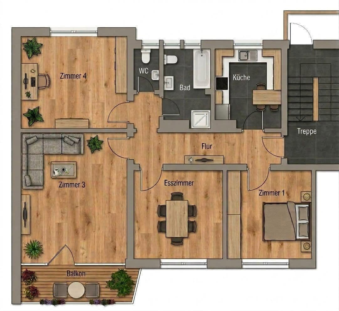 Predaj bytu 4-izbový 99 m², Herzogenaurach, Bavorsko Predaj bytu 4-izbový 99 m², Herzogenaurach, Bavorsko