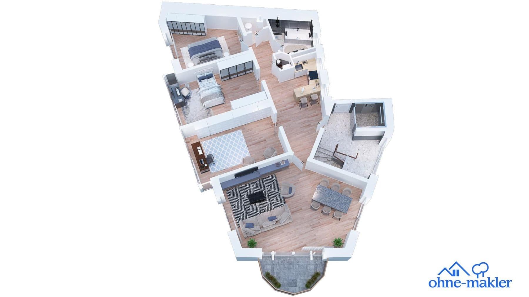 Predaj bytu 4-izbový 127 m², Offenbach am Main, Hesensko Predaj bytu 4-izbový 127 m², Offenbach am Main, Hesensko