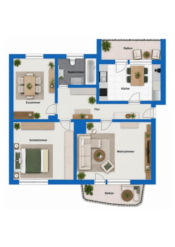 Predaj bytu 3-izbový 74 m², Gerhart-Hauptmann-Straße, Schweinfurt, Bavorsko Predaj bytu 3-izbový 74 m², Gerhart-Hauptmann-Straße, Schweinfurt, Bavorsko