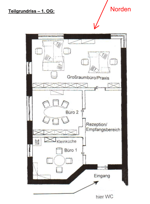 Prenájom kancelárie 100 m², Mehringer Str. 12, Burghausen, Bavorsko Prenájom kancelárie 100 m², Mehringer Str. 12, Burghausen, Bavorsko