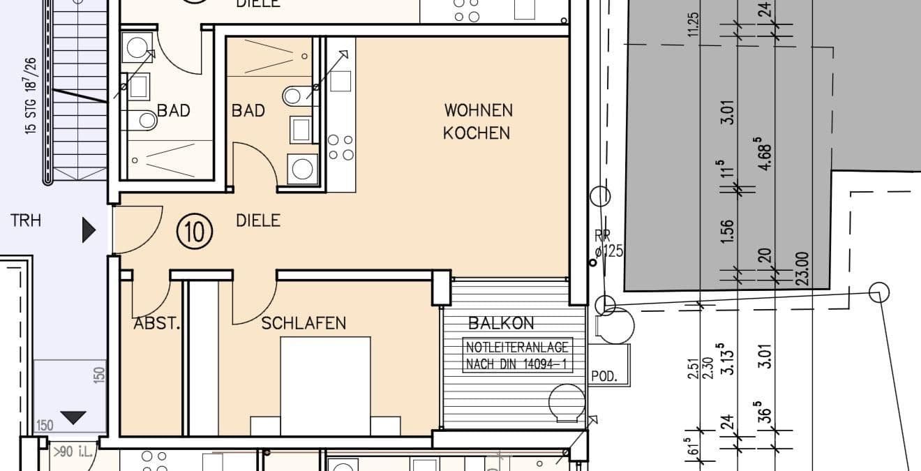 Prenájom bytu 3-izbový 96 m², Rote Haldeweg 18, Rosenfeld, Bádensko-Wurttembersko Prenájom bytu 3-izbový 96 m², Rote Haldeweg 18, Rosenfeld, Bádensko-Wurttembersko