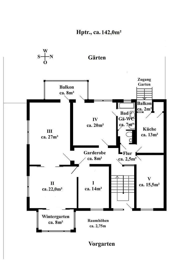 Prenájom bytu 5-izbový 142 m², Hildesheim, Dolné Sasko Prenájom bytu 5-izbový 142 m², Hildesheim, Dolné Sasko