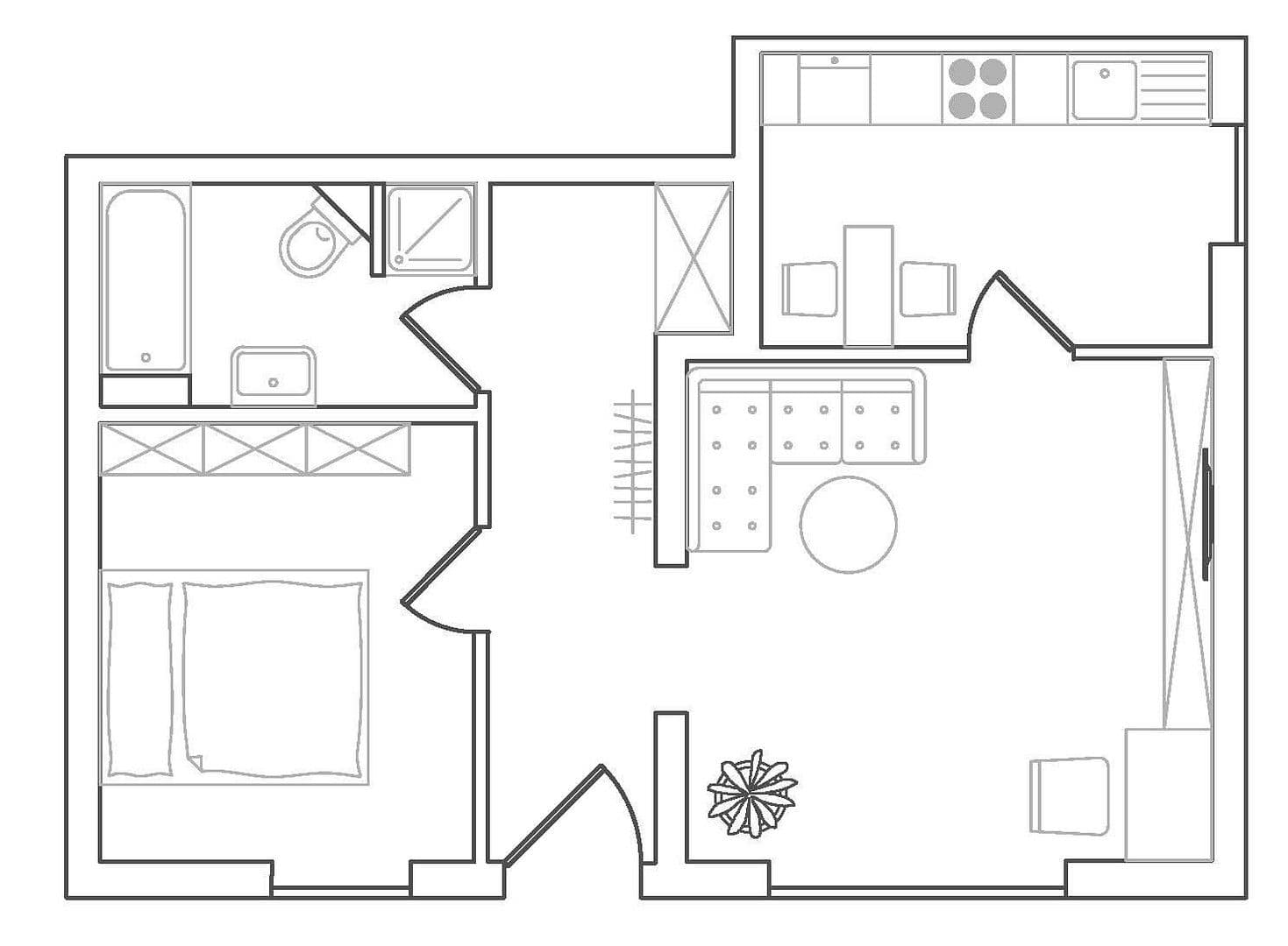 Prenájom bytu 2-izbový 56 m², Kreuztal, Severné Porýnie - Westfálsko Prenájom bytu 2-izbový 56 m², Kreuztal, Severné Porýnie - Westfálsko