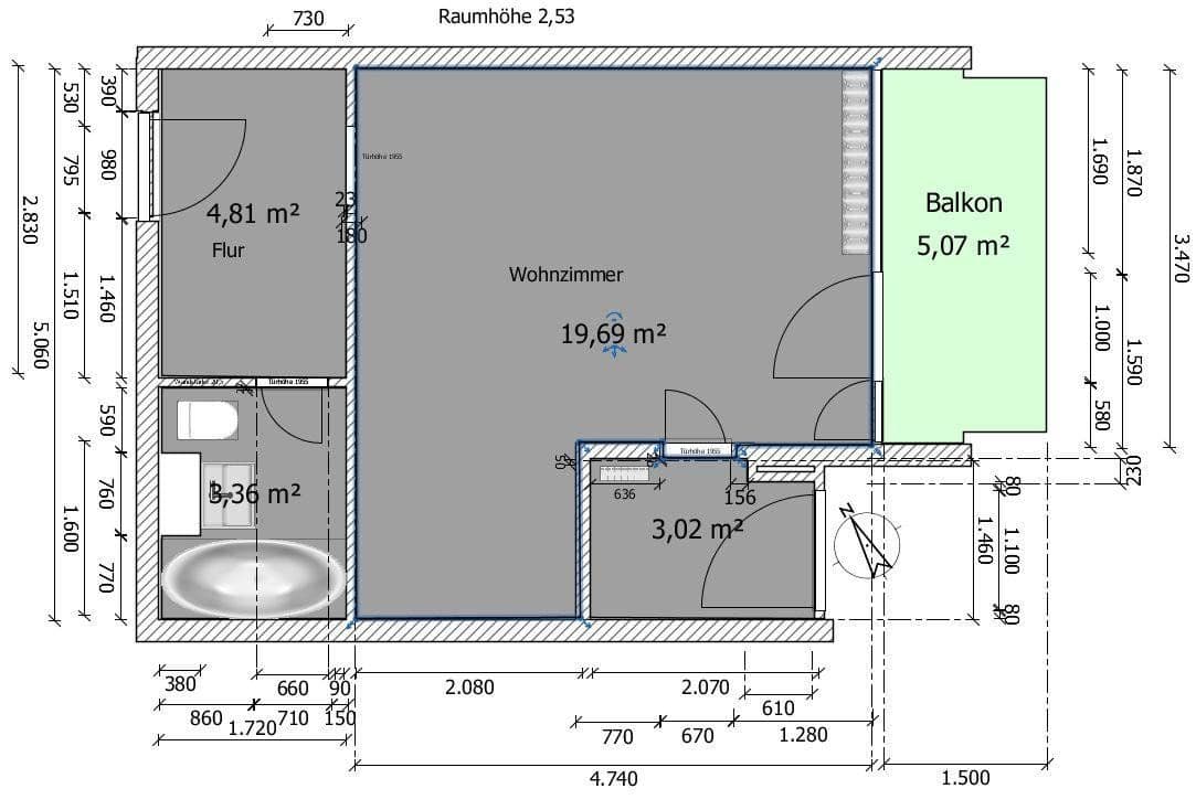 Predaj bytu 1-izbový 33 m², Hofmarkstr. 3, Olching Neu-Esting, Bavorsko Predaj bytu 1-izbový 33 m², Hofmarkstr. 3, Olching Neu-Esting, Bavorsko