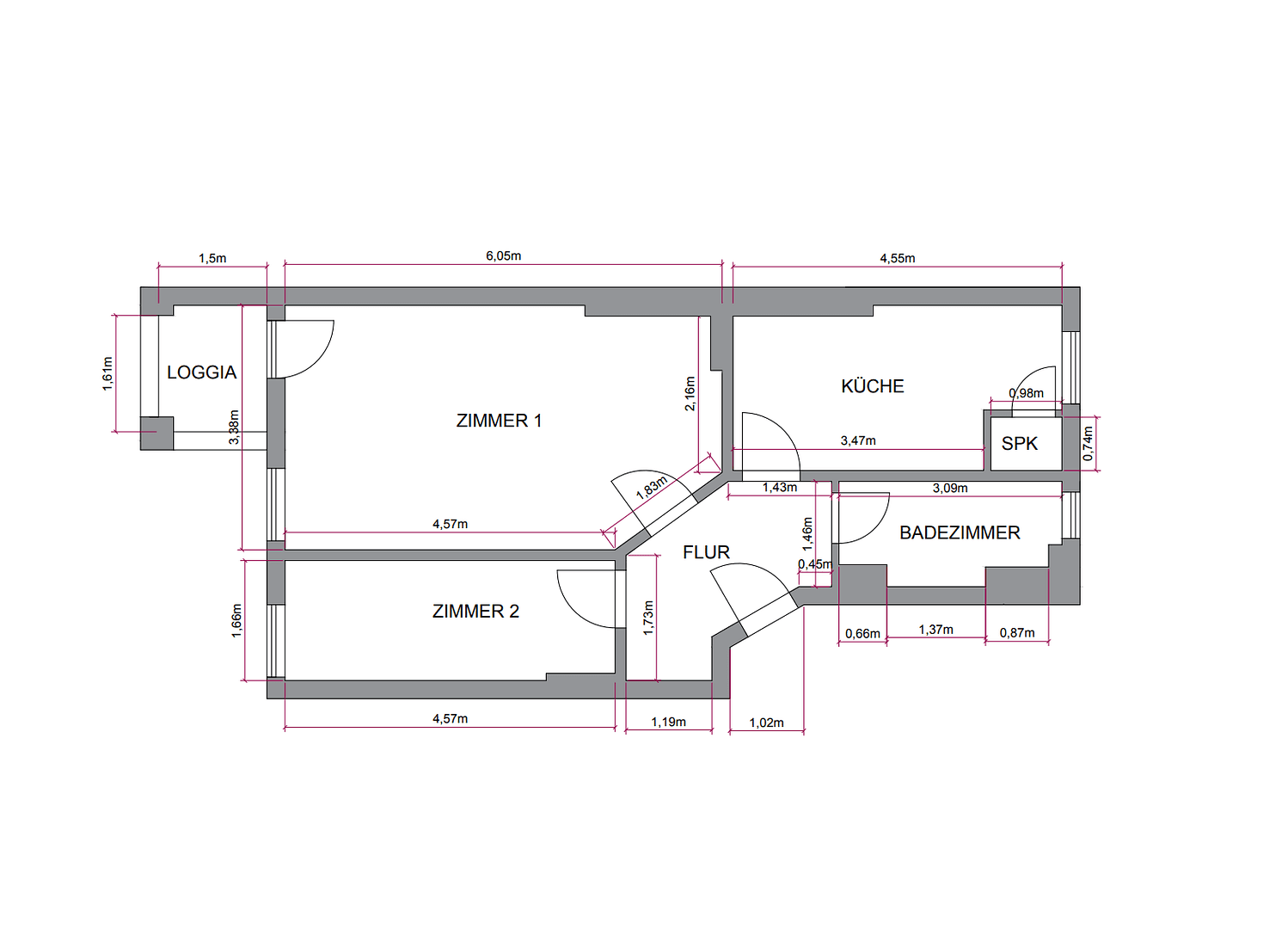 Predaj bytu 2-izbový 50 m², Berlin, Berlín Predaj bytu 2-izbový 50 m², Berlin, Berlín