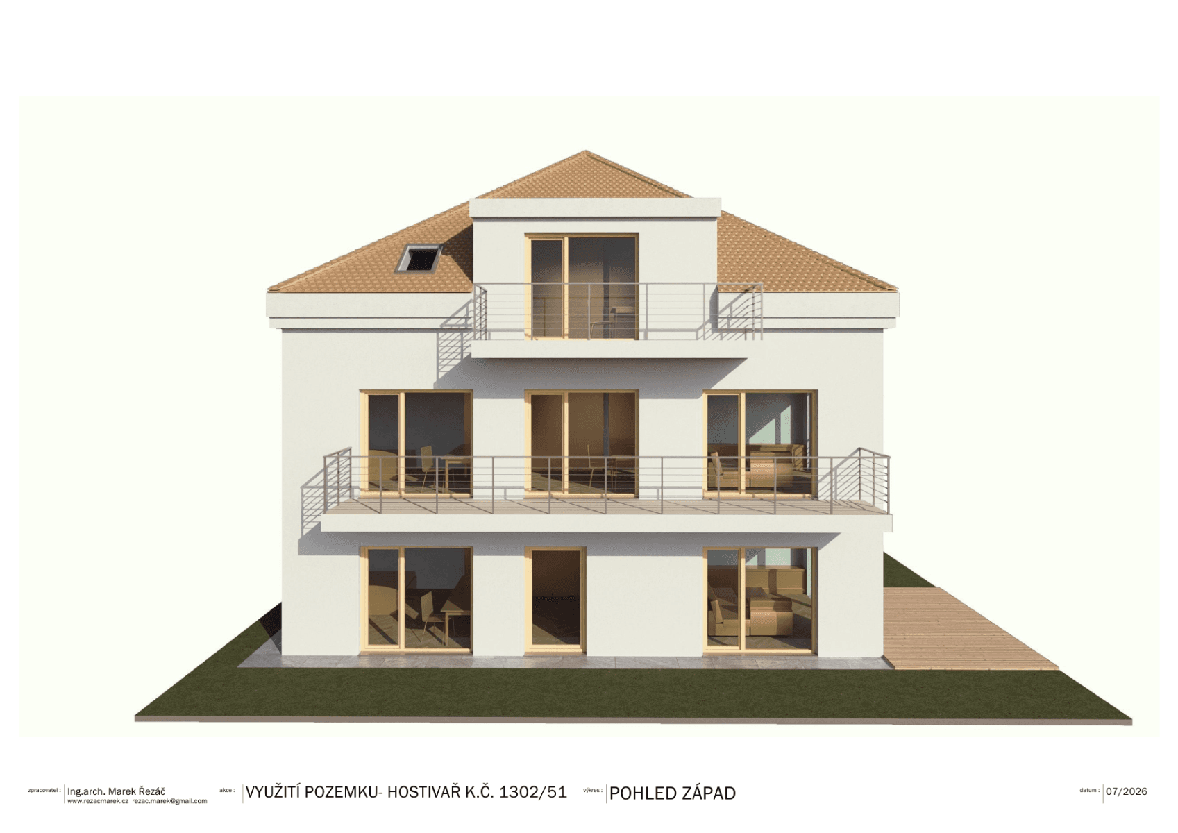 Predaj pozemku 626 m², V Chotejně, Praha, Praha Predaj pozemku 626 m², V Chotejně, Praha, Praha