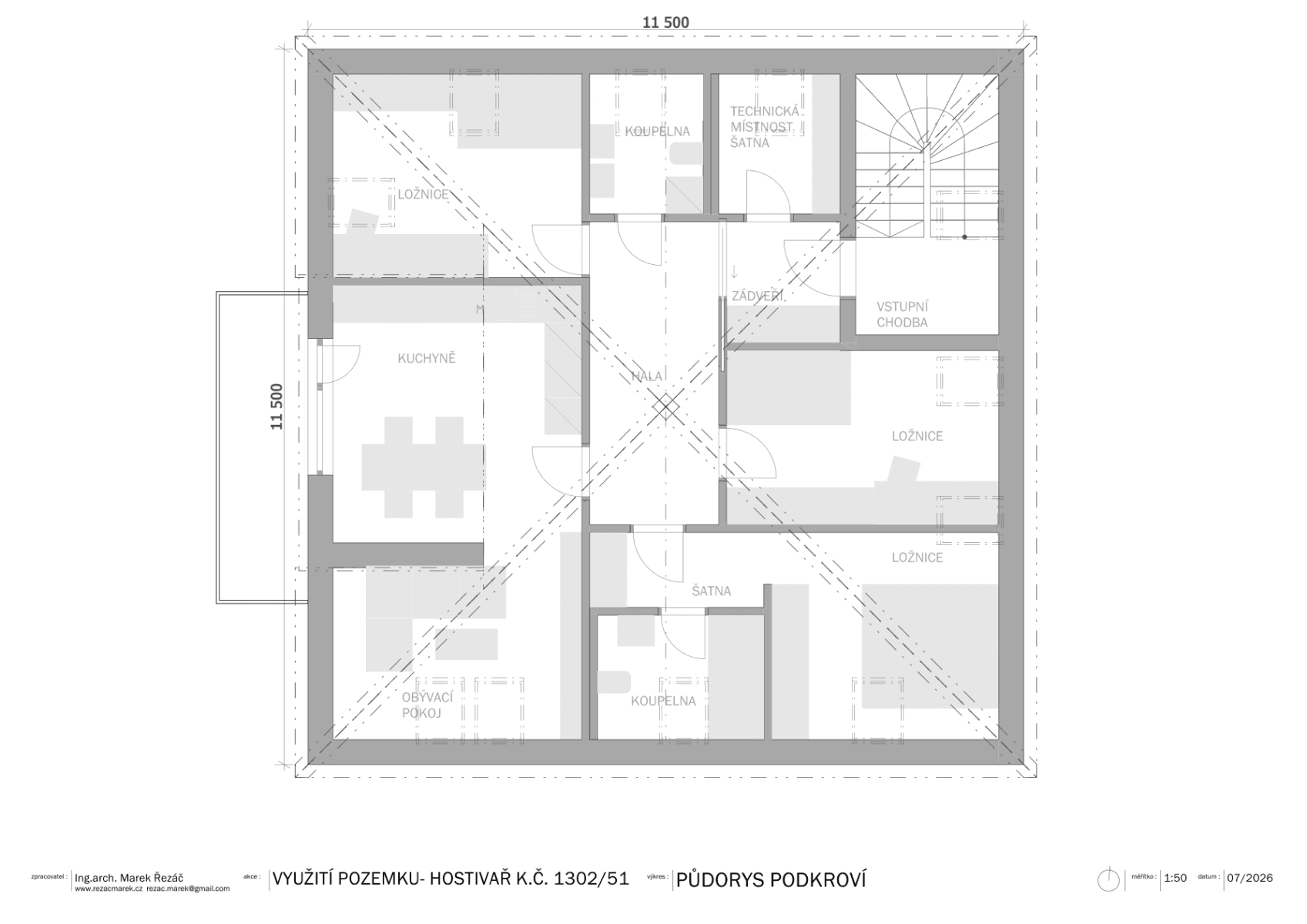 Predaj pozemku 626 m², V Chotejně, Praha, Praha Predaj pozemku 626 m², V Chotejně, Praha, Praha