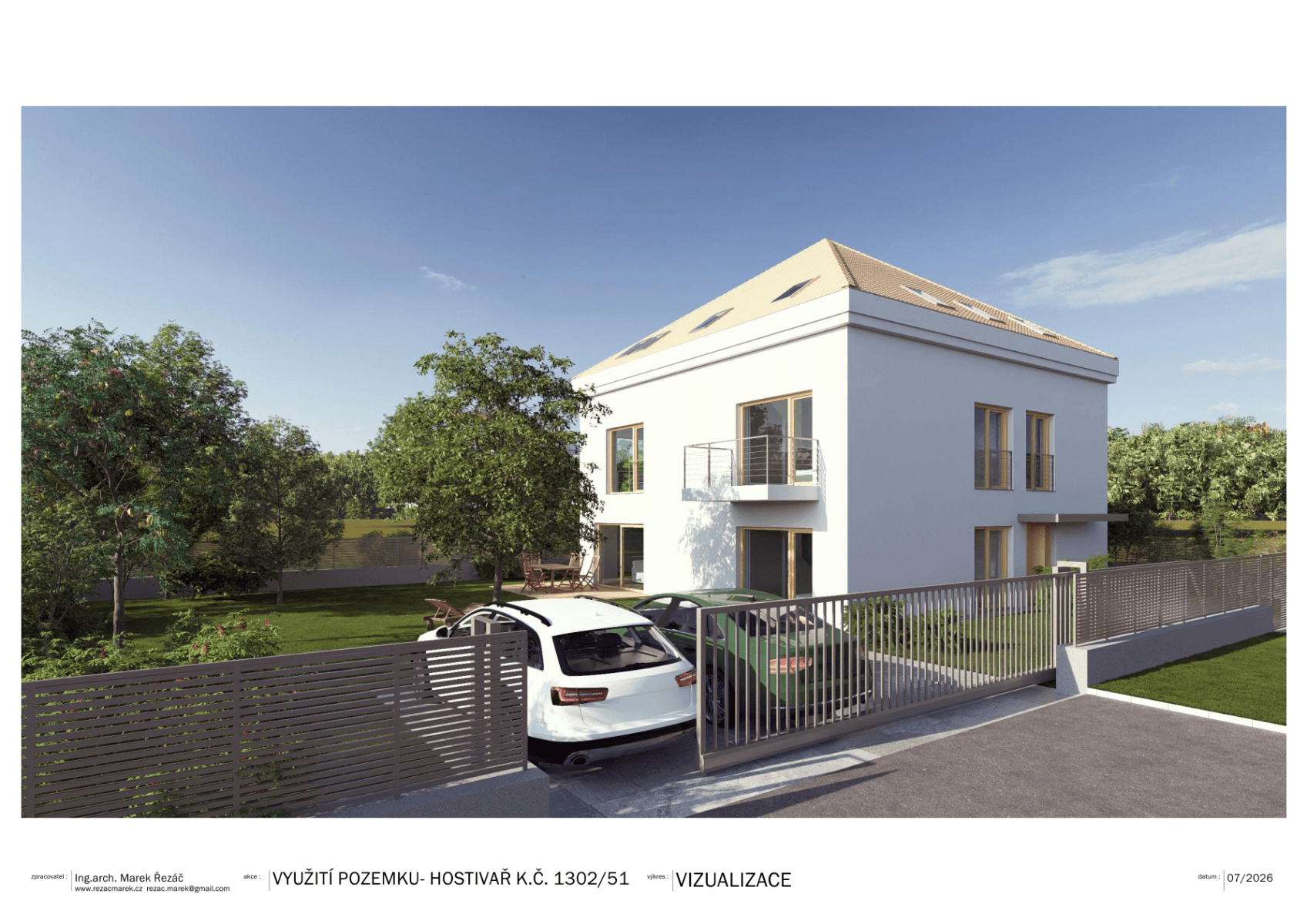 Predaj pozemku 626 m², V Chotejně, Praha, Praha Predaj pozemku 626 m², V Chotejně, Praha, Praha