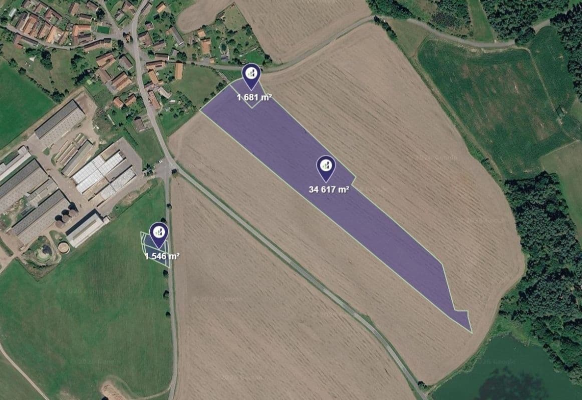 Predaj pozemku 192.872 m², Kovářov, Jihočeský kraj Predaj pozemku 192.872 m², Kovářov, Jihočeský kraj