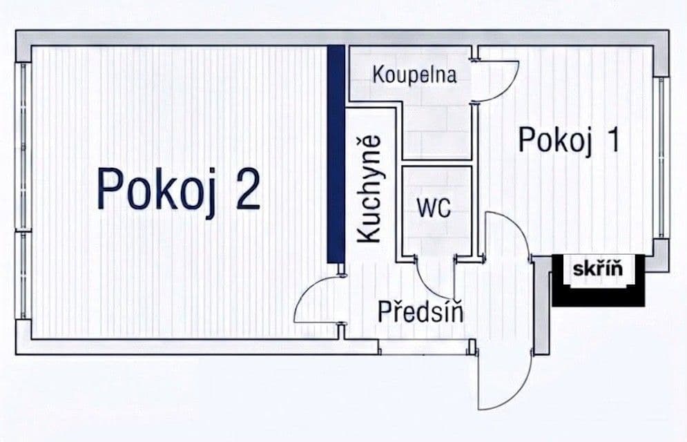 Prenájom bytu 2-izbový 58 m², U Kublova, Praha, Praha Prenájom bytu 2-izbový 58 m², U Kublova, Praha, Praha