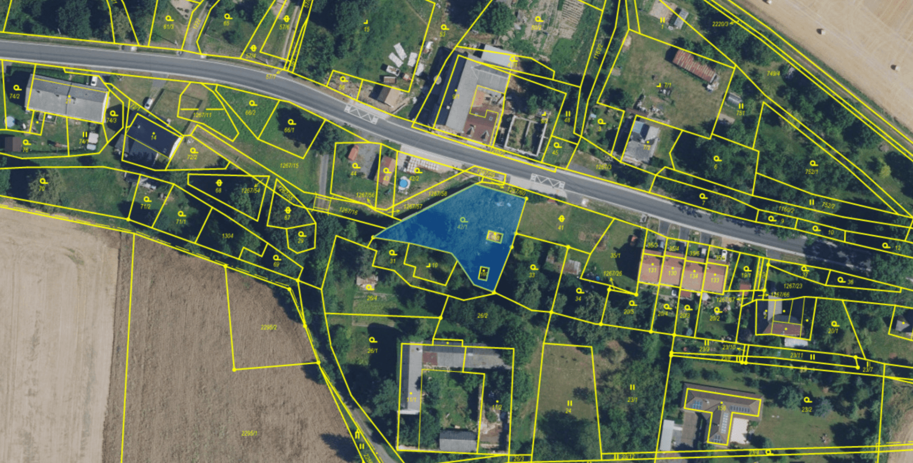 Predaj pozemku 989 m², Sklené, Pardubický kraj Predaj pozemku 989 m², Sklené, Pardubický kraj