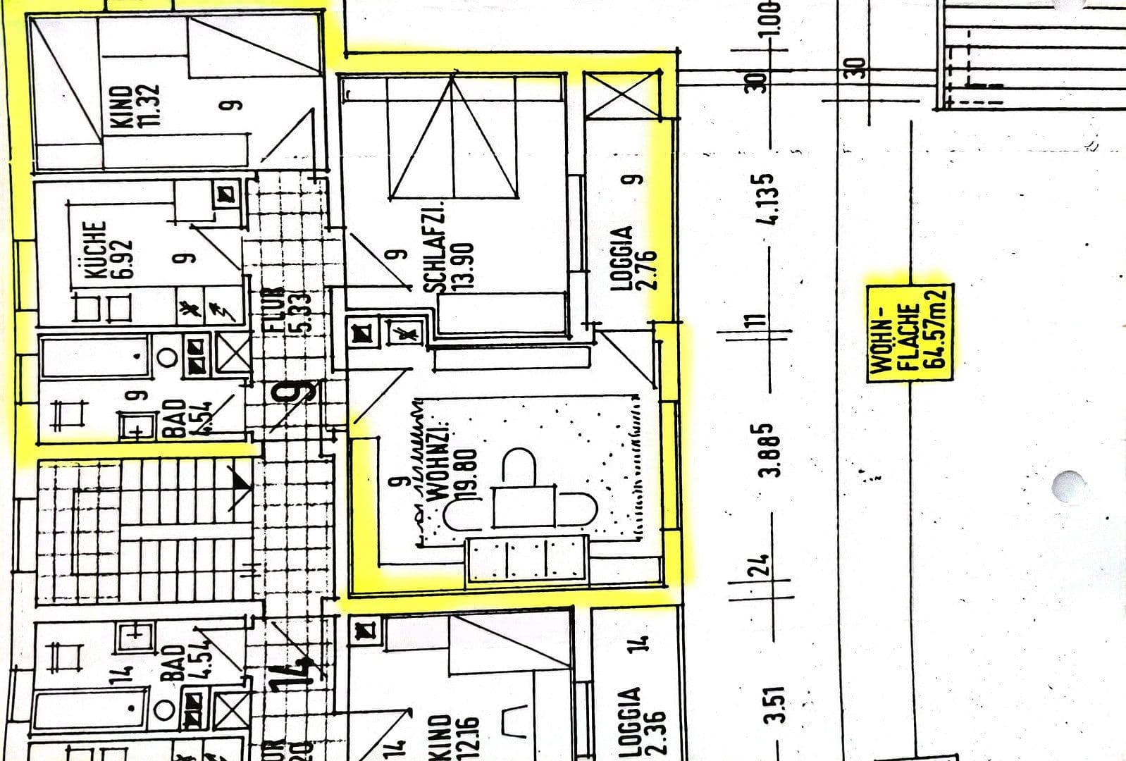 Predaj bytu 3-izbový 65 m², Inninger Straße 11, Augsburg, Bavorsko Predaj bytu 3-izbový 65 m², Inninger Straße 11, Augsburg, Bavorsko